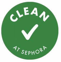 Logo Clean at Sephora indiquant qu’un produit respecte les standards de formulation propre.