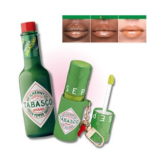 Gloss Sephora x Tabasco Jalapeño vert transparent au fini brillant