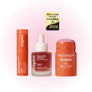 Routine Glow Up Vitamine C Respire avec sérum, stick regard et masque éclat