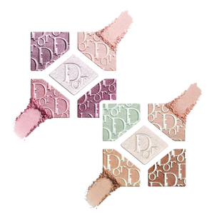 Textures et swatches des palettes Dior Diorshow 5 Couleurs 645 et 865