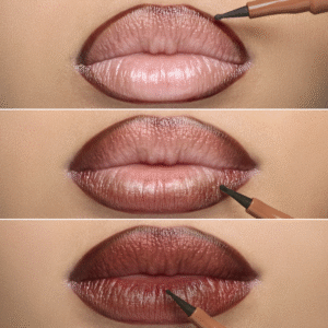 Application du Lip Tint Felt Liner Sephora pour un contour des lèvres précis et naturel