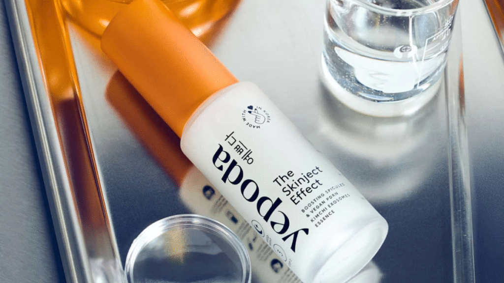 Essence visage Yepoda The Skinject Effect inspirée de la recherche cosmétique