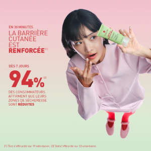 Crème Centella Barrier Cream Erborian renforçant la barrière cutanée des peaux sensibles sujettes aux rougeurs