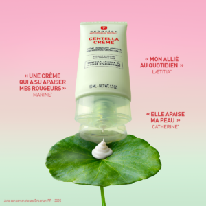 Centella Crème Erborian hydratante et apaisante pour peaux sensibles avec rougeurs