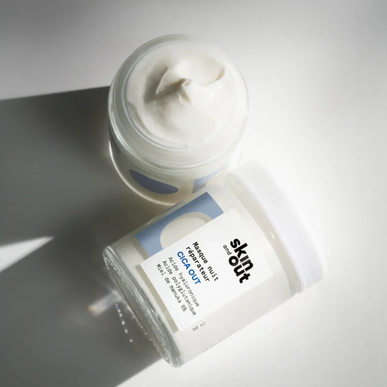 Masque de nuit réparateur Skin and Out CICA OUT en pot 60 ml