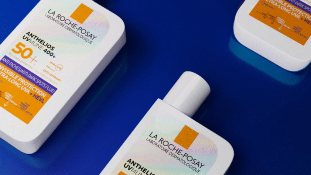 Crème solaire Anthelios UVMune 400 SPF50+ La Roche-Posay fluide anti-taches protection UVA longs