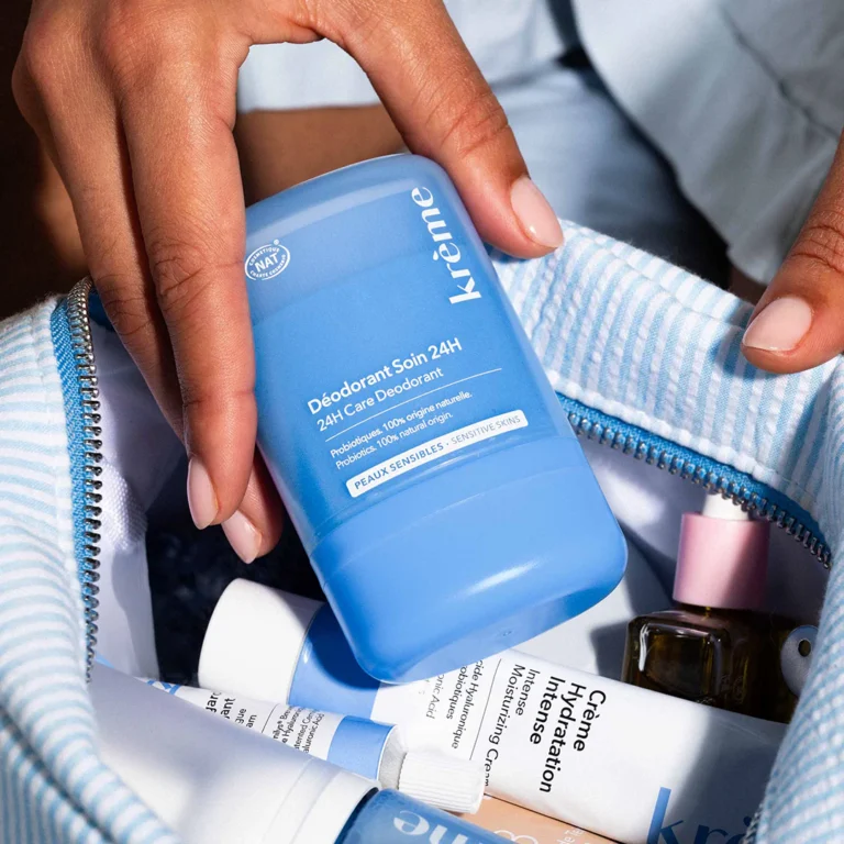Déodorant Krème dans une routine beauté naturelle quotidienne